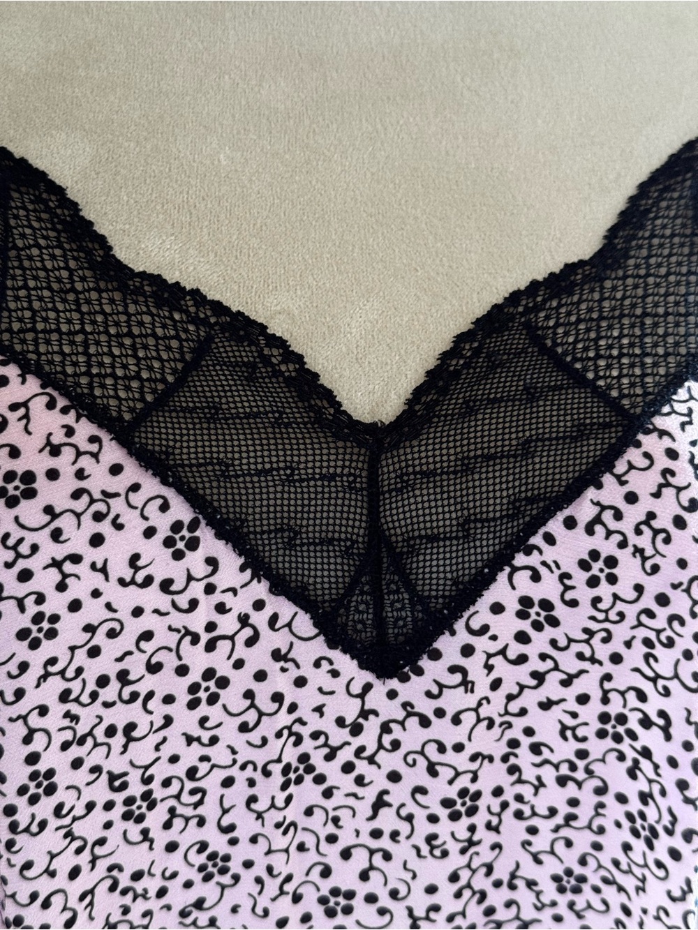 Zadig & Voltaire Women’s Risty Goa Blossom Dress with Black Lace Trim Size L - Picture 11 of 11